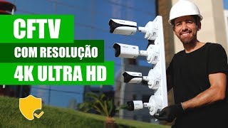 CFTV com resolução 4K ULTRA HD INTELBRAS