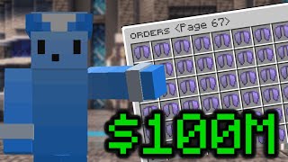 Can I Make 100M in 1 Hour Using Only Orders? (DonutSMP)