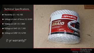 SPEEDRITE Extreme Braid at RedstoneSupply.com