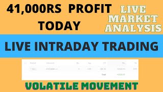 Nse Intraday Trading - 41000Rs Profit Today - Live Intraday Trading