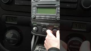 How To Sync Climatronic Zones Golf mk5 VW/Skoda/Seat