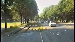 Original-Tram-Führerstandsfahrt Potsdam 1990: Waldstr. - Platz d. Einheit