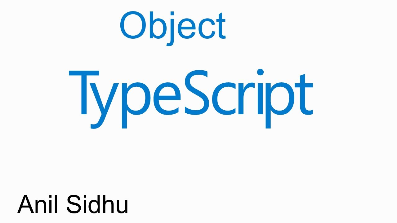 Typescript Tutorial For Beginners #7 Object - YouTube