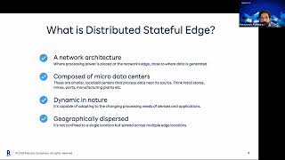 What is distributed stateful edge?