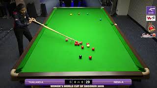 Thailand A v India A - Women's Snooker World Cup QF (June 2019)