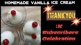 Homemade Vanilla icecream/Icecream/வெண்ணிலா ஐஸ்கிரீம்/Icecream without Egg/Vanilla Ice cream