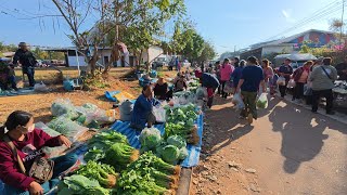 #เลาะตลาด #บรรยากาศบ้านๆ ตลาดเช้าหนองผือ อำเภอเขมราฐ อุบลราชธานี