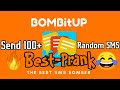 SMS Bomber Prank with BOMBitUp- Send 100+ Random Messages to anyone & irritate them!😂🔥 #Shorts