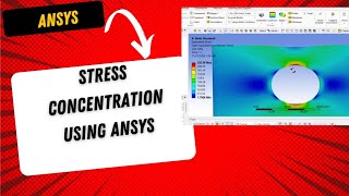 Stress Concentration for a flat plate using Ansys | class-03 | Machine design |