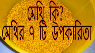 মেথি কি ?  মেথির ৭ টি উপকারিতা ।