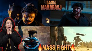 Daaku Maharaaj Movie Reaction | Mass Fight Scene | Nbk | Ravi Kisan | Sadhana Movies Reaction