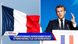 When Emmanuel Macron changed colour of French Flag, but no one noticed | Asianet Newsable