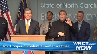 Governor urges North Carolinians to be prepared for winter weather