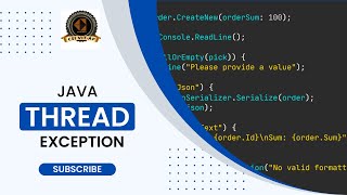 THREAD EXCEPTION | 40 DAYS OF JAVA PROGRAMMING | V-CODE | CSI | VIT-AP