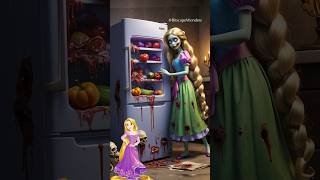 Chilling #disney Princesses! ❄️👑 Scary #skibidi #zombie Refrigerators: Who Scares You Most? #shorts