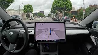 Raw 1x: One Hour Through Los Angeles with Zero Human Input on Tesla Full Self-Driving Beta 11.4.2