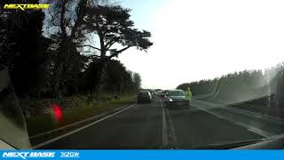 dashcam caught Tesla crash into a CRV on A420 (aftermath)