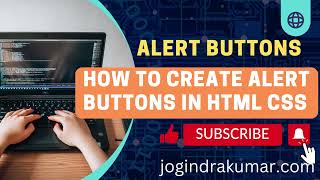How to create alert buttons in html css #html #css #alerts #button