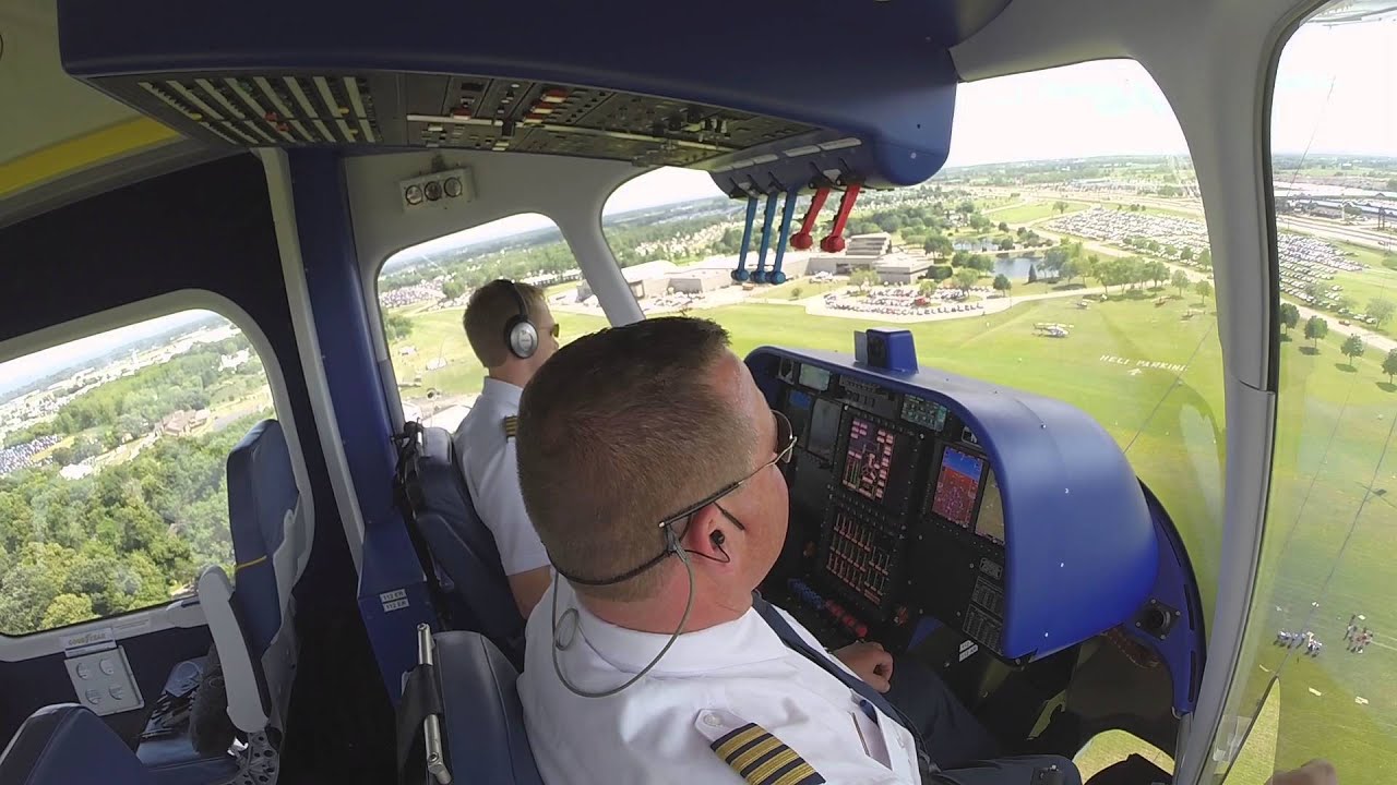 Goodyear Wingfoot One Blimp Cockpit Landing - YouTube