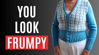 5 Cardigan Mistakes That Makes you look Frumpy (Over 50)