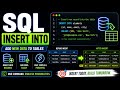 SQL INSERT INTO Statement | Insert Data into Tables with Examples | SQL Tutorial