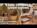 Farm Chores & Chicken Coop Doors | DITL | Homestead Day in the Life