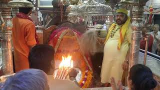 Evening Aarti at Shri Kalkaji Mandir performed on Sunday, 12th August 2018