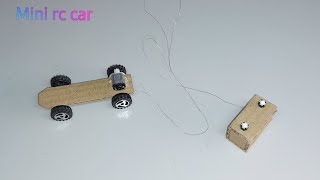 How to make a mini rc car at home // mini rc cardboard car.