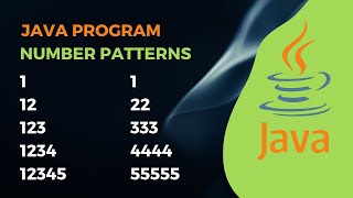 Print Number Patterns based on Rows And Columns || Java Program || Swaroop Nadella