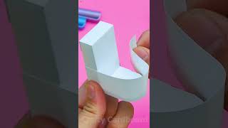 DIY Miniature Cardboard Build Toilet #Shorts