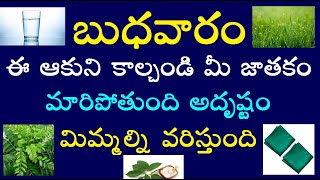 బుధవారం ఈ ఆకుని కాల్చండి మీ జాతకం మారిపోతుంది అదృష్టం మిమ్మల్ని వరిస్తుంది