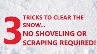 3 tricks to clear the snow fast | 2WTK