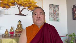 Kyabje Rinpoche’s message of gratitude on the occasion of his birthday celebration.