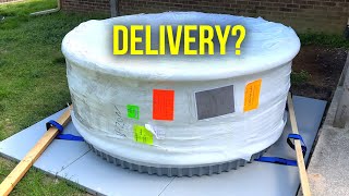 How is a Hot Tub from Amazon Delivered? (PLUS Set-Up!)