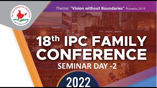 Vision Towards Holiness - Seminar  | 18th IPC Family Conference