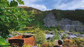 We squeeze into the oldest slate mine in mid wales