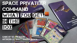 Space Privateer Command inside the box preview