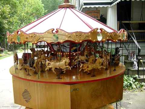 Handmade Wooden Carousel - YouTube