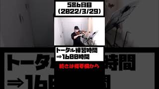 【検証】未経験者が1万時間ヴァイオリンを練習するとこなる 0→1600時間 #Shorts