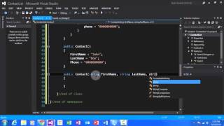 C# Programming: Building Windows Form Contact List (GUI Application)