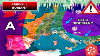 Allerta invernale! Quando la neve colpirà tutta l'Italia raggiungerà le bassissime pianure ele coste