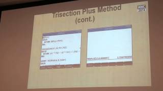 HHC 2014: Trisection Algorithms