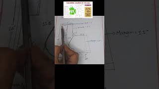 Class-9 | 40 size ప్రిన్సెస్ కట్ బ్లౌజ్ theory and drafting #princesscut  #youtubeshorts