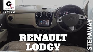 renault lodgy stepway | actual showroom look | detailed review | interiors \u0026 exteriors !!!