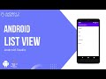 How to Create ListView in Android Studio using Java - Beginners | Android Knowledge