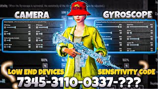 New Update 3.6🔥 Best Sensitivity Code +Settings for BGMI/PUBG MOBILE Sensitivity 2025