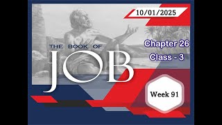 JOB CHAPTER-26 (CLASS-3) | JOB BOOK STUDY | Bro James Basker | 10-01-2025.