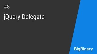 jQuery Delegate