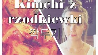 Kimchi z Białej Rzodkiewki KKAKDUGI Po polsku Po koreańsku