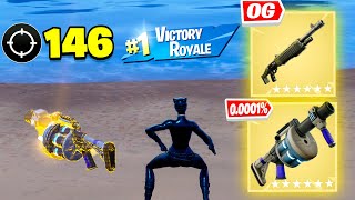 OG Fortnite Reload | Kit's Shockwave Launcher| High Kill Gameplay | Keyboard \u0026 Mouse